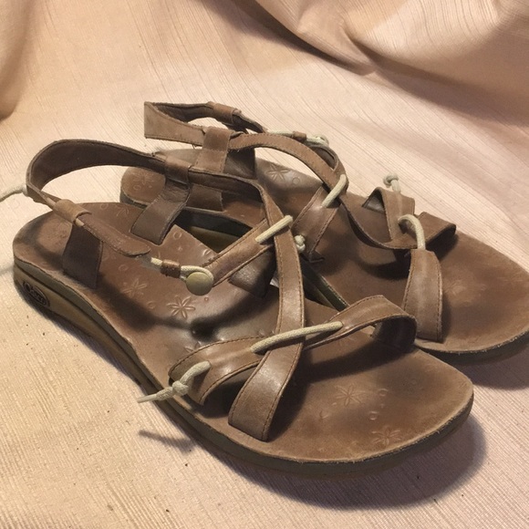 chaco leather sandals